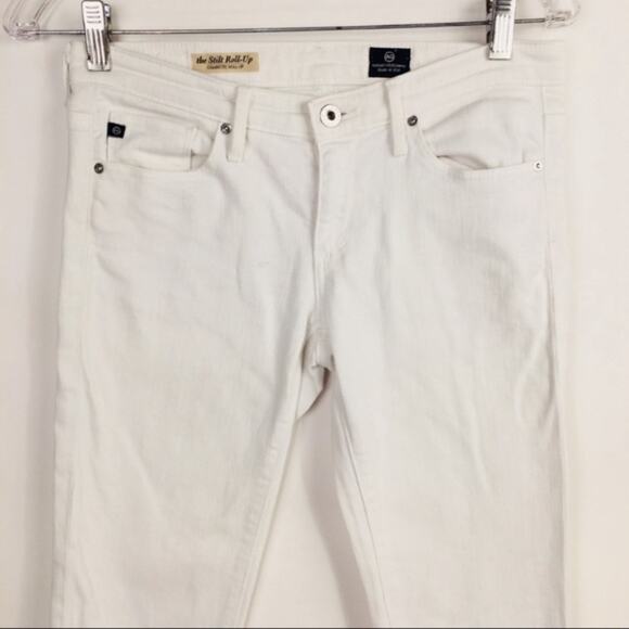 AG Adriano Goldschmied White Stilt Jeans 26 Skinny - Picture 3 of 7